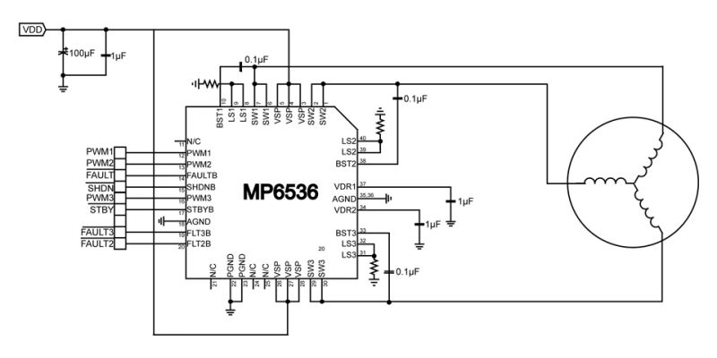 MP6536 原理图